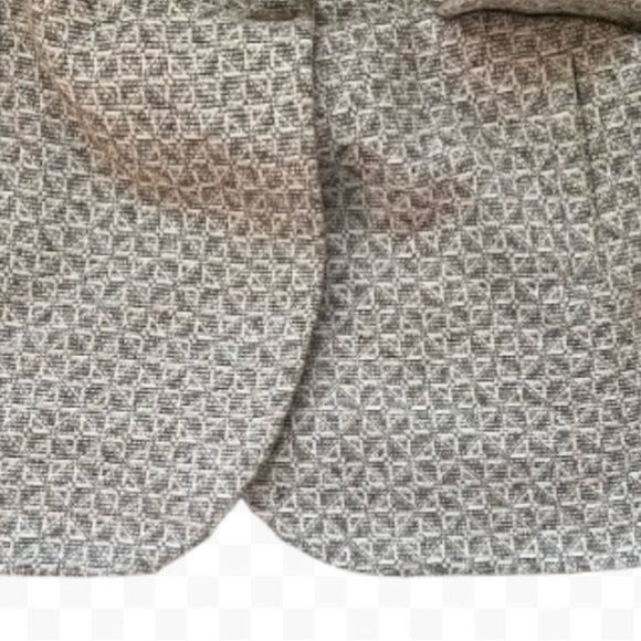 Cotelac Women Boyfriend Gray  Check Cotton Lined Blazer/Jacket Size 4 FR / US 14 - Picture 4 of 16